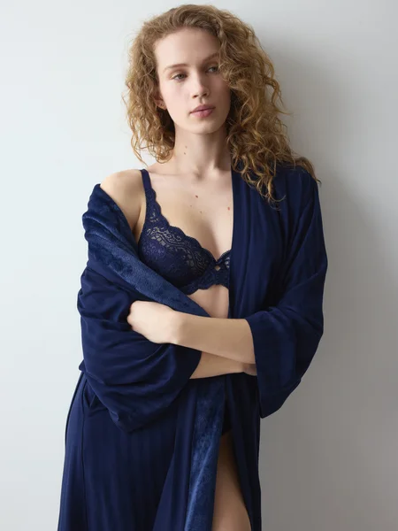 Amourette Jacquard Long Robe